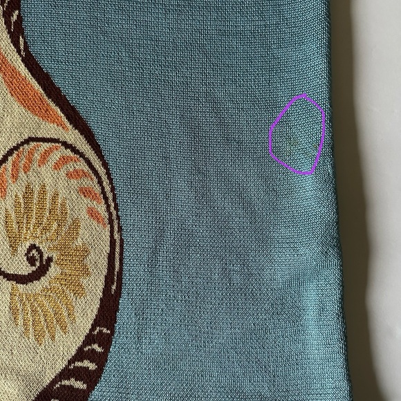 Zara Jacquard Kenia Mini Tunic Dress Womens Blue and Orange Patterned Sz Large - Picture 10 of 12